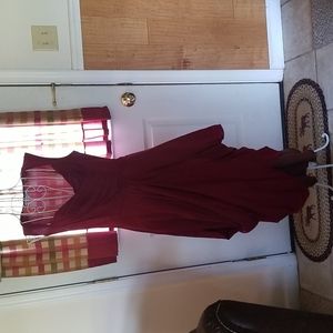 SMYS cranberry dress